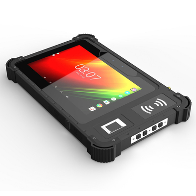 3G 4G LTE MTK6765 Octa Core Rugged Android Tablet PC With Biometric Fingerprint NFC Reader
