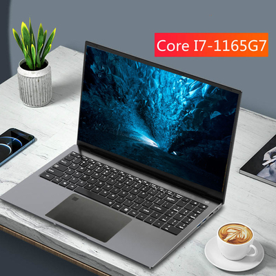 15.6 Inch Aluminum Core I7 Cpu 11gen Gaming Processor Laptop 8gb Ram Notebook MX450 2GB Video Card