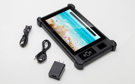 Buy Waterproof IP65 Quad Core 2.0 2GB RAM 32GB ROM Rugged Tablet PC Fingerprint NFC online manufacture