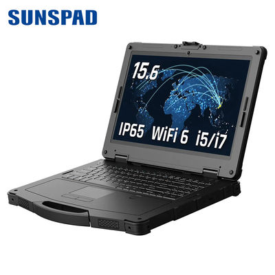 buy Sunspad military rugged laptop computer 15.6inch IP65 core i5 i7 11th with fingerprint LTE 4G GPS optional online manufacture