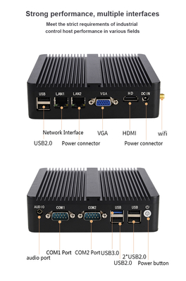 Customized Logo Intel Celeron J4125 Industrial Mini PC Computer Compact DW-M05
